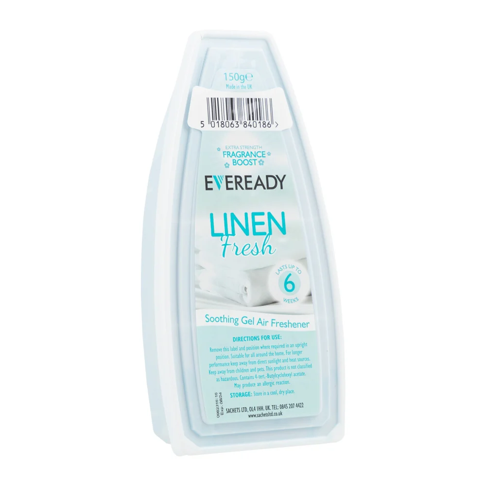 Eveready Solid Gel Air Freshener Linen Fresh 150g