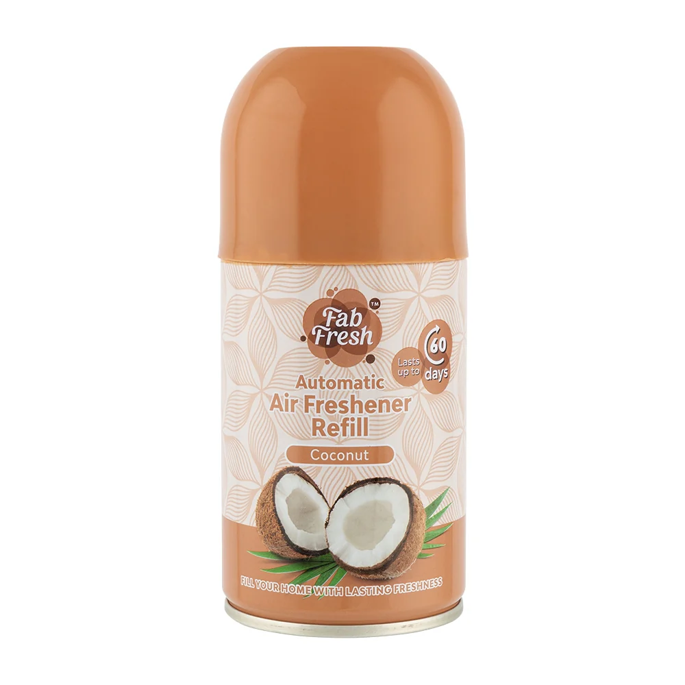 Fab Fresh Automatic Air Freshener Refill Coconut 250Ml