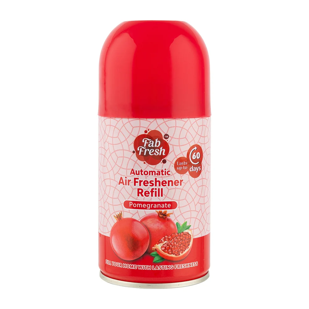 Fab Fresh Automatic Air Freshener Refill Pomegranate 250ml