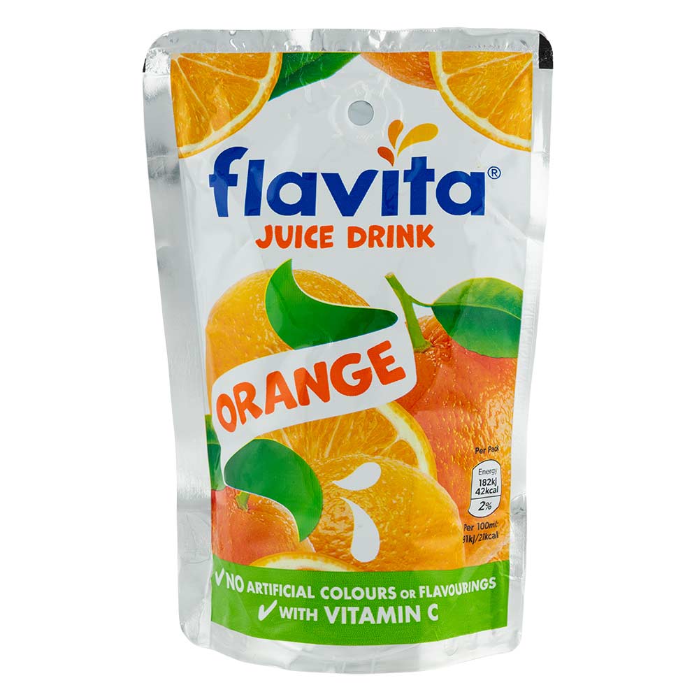 Flavita Orange Juice Drink 4 x 200ml - Image 4