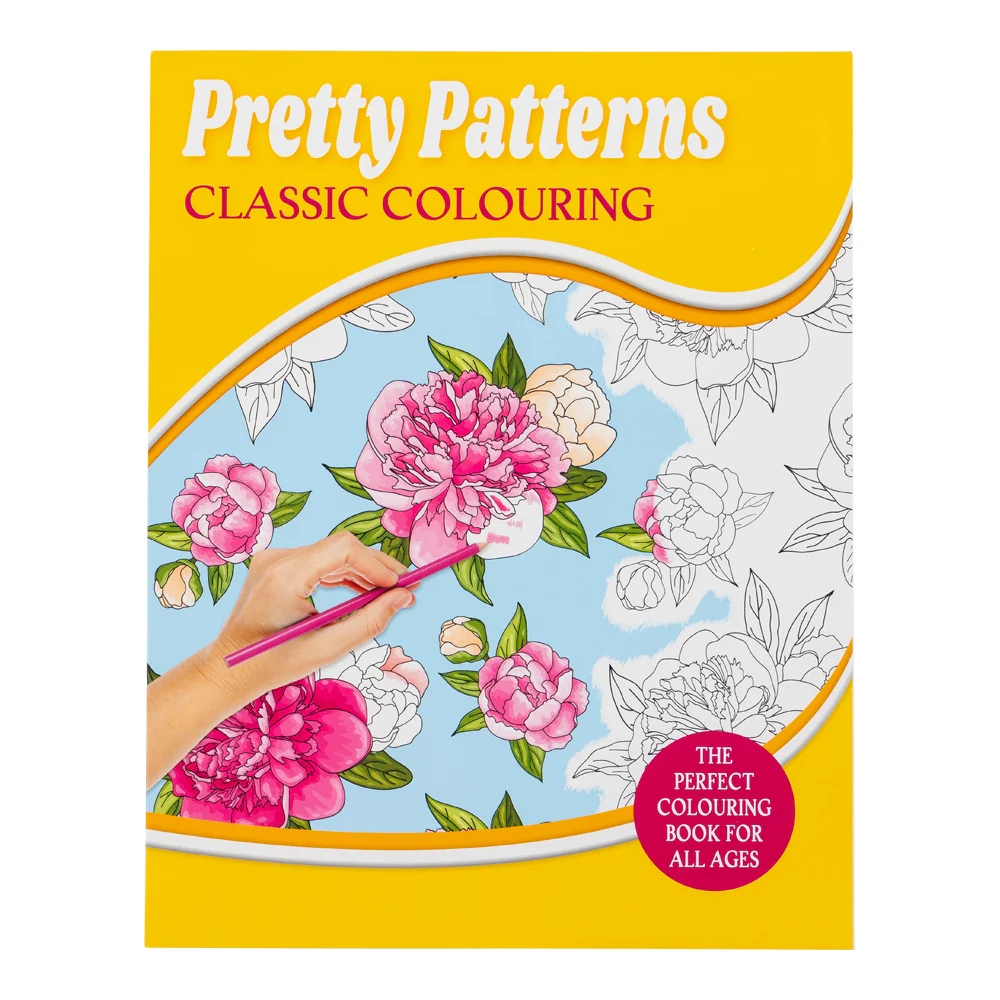 Pretty Patterns Classic Colouring Book - For All Ages