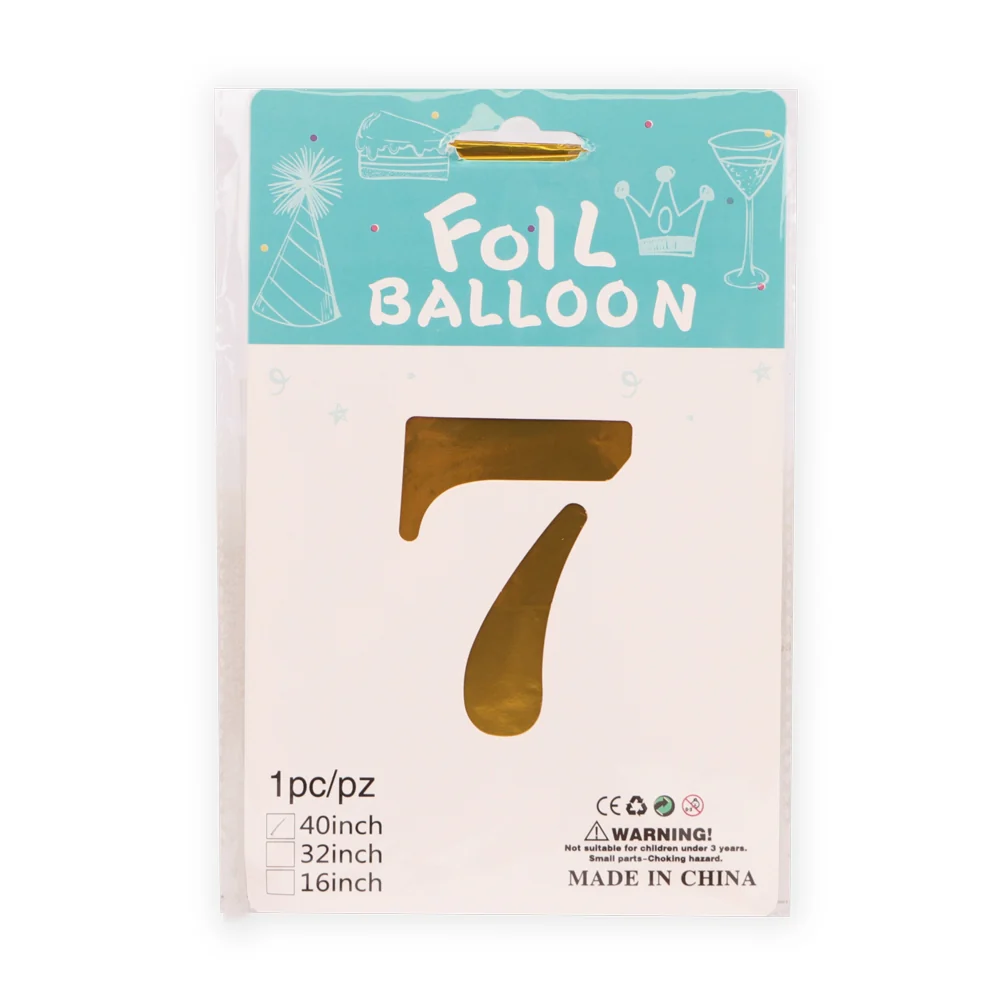 Foil Balloon Number 7