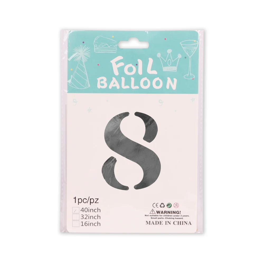 Foil Balloon Number 8