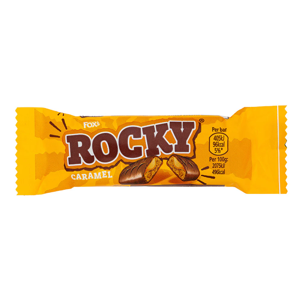 Fox's Rocky Caramel Bars 19g x 7 Pack - Image 2
