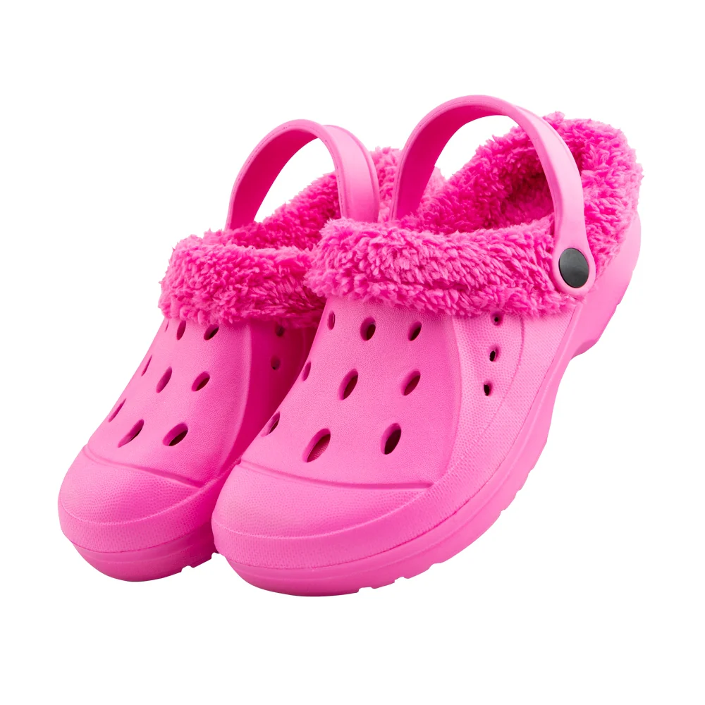 Women's Fleeced Clogs Pink