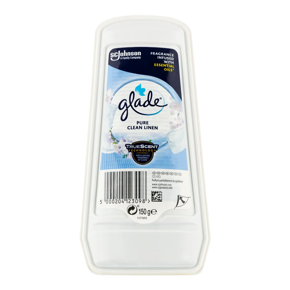 Glade Soild Gel Airfreshner Pure Clean Linen 150g