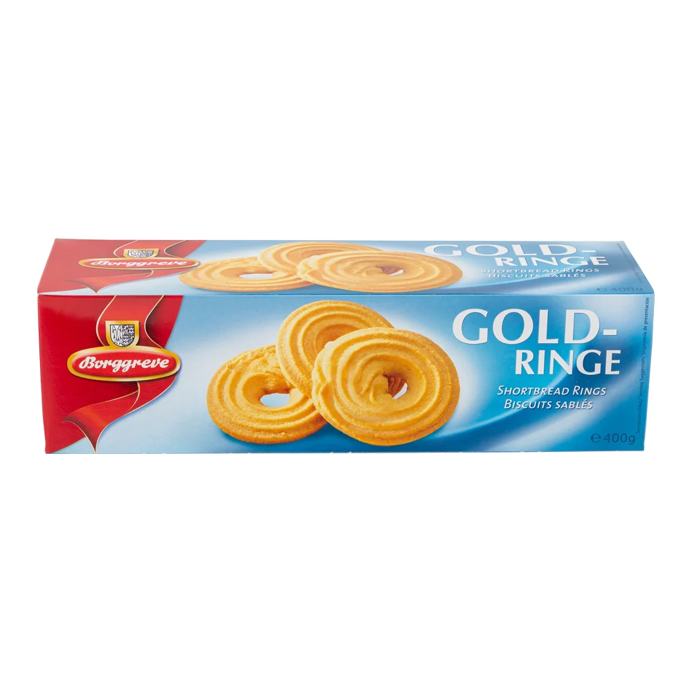 Gold-Ringe Shortbread Biscuits 400g