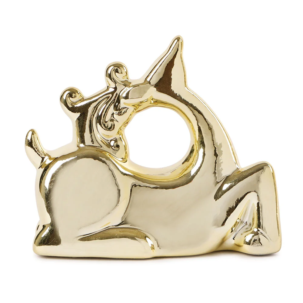 Gold Shiny Reindeer