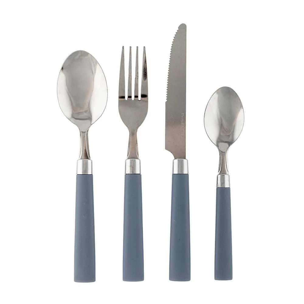 16 Piece Grey Cutlery Set - Image 2