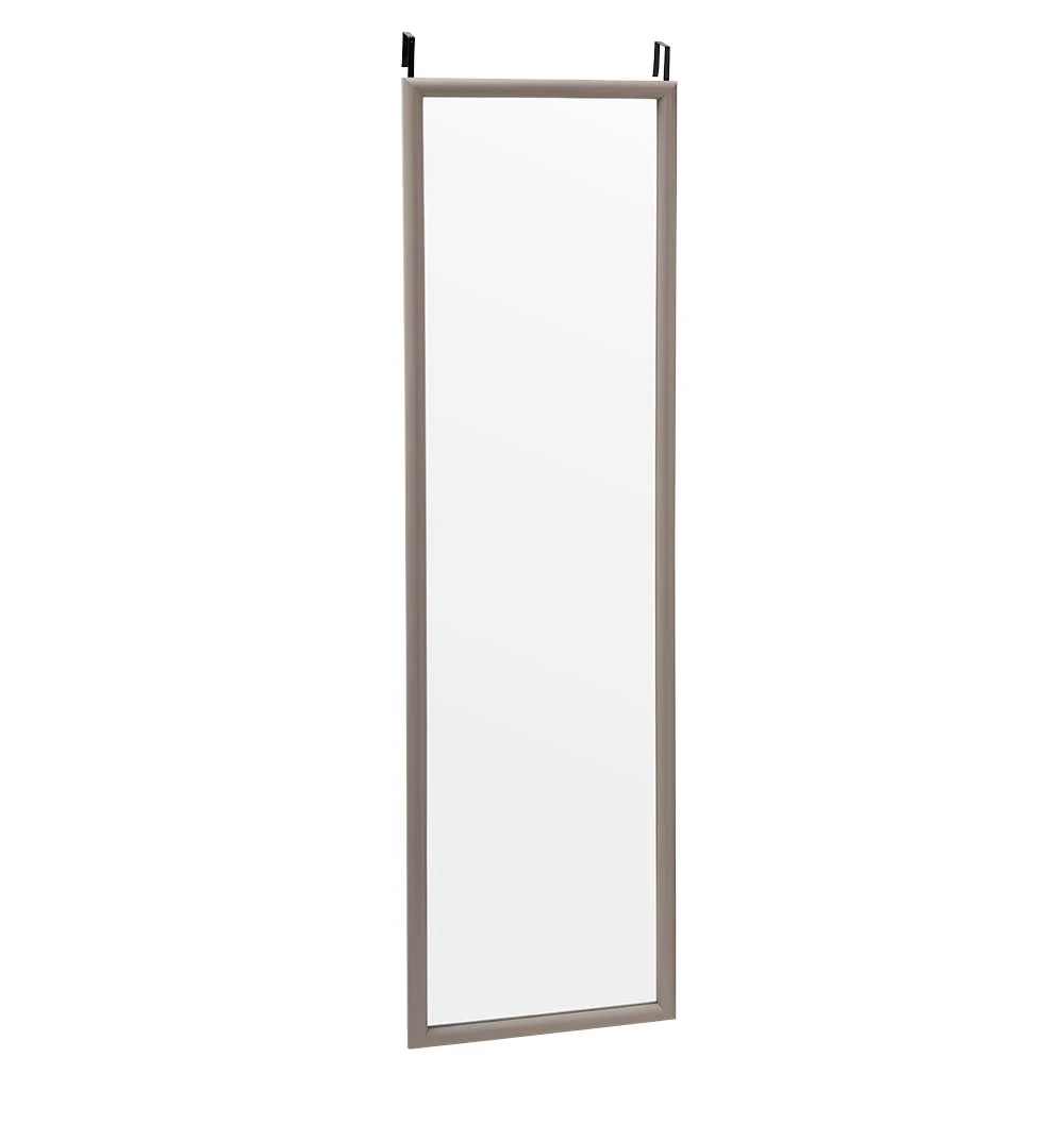 Grey Over the Door Mirror