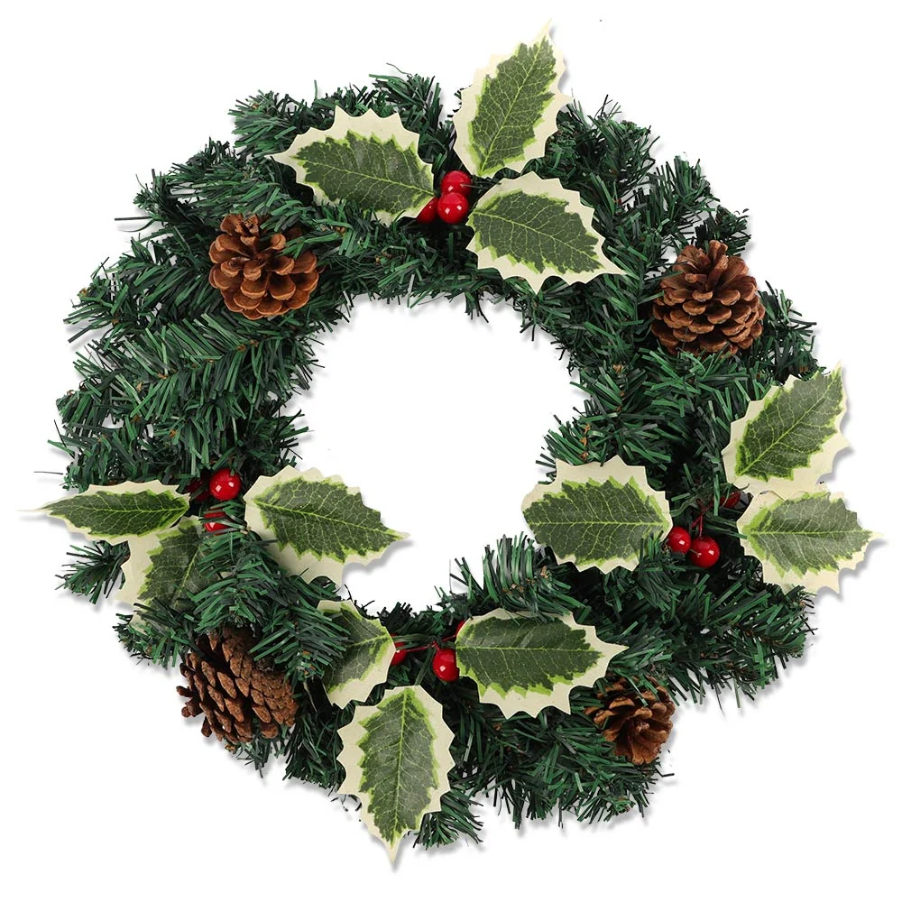 Holly Wreath 35Cm