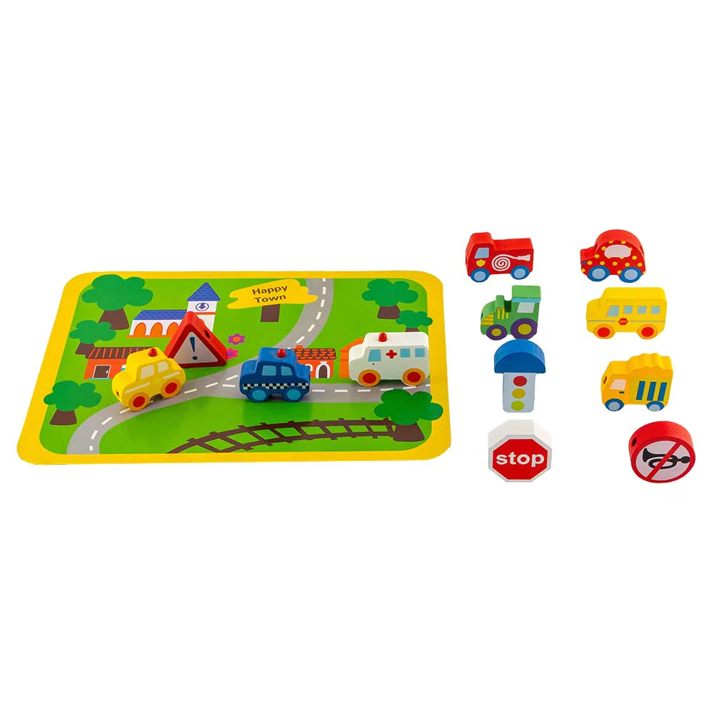 Hoot Wooden City 13 Piece Playset - Image 2