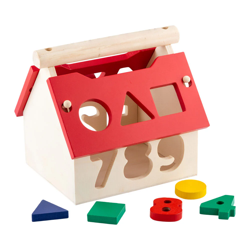 Hoot Wooden Shape Sorter House - Image 2