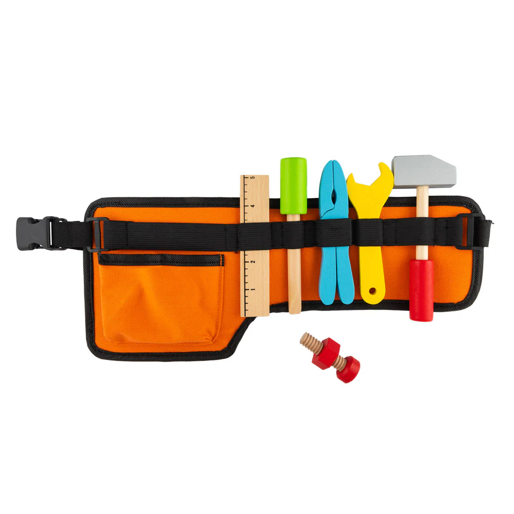 Hoot Wooden Tool Belt Play Set - Image 2