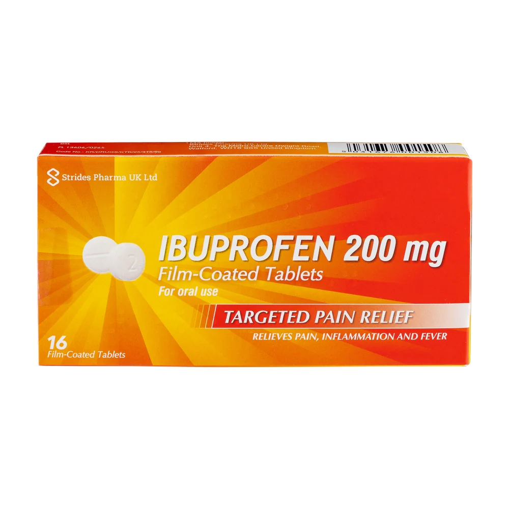 Ibuprofen 200mg Film Coated Tablets 16 Pack