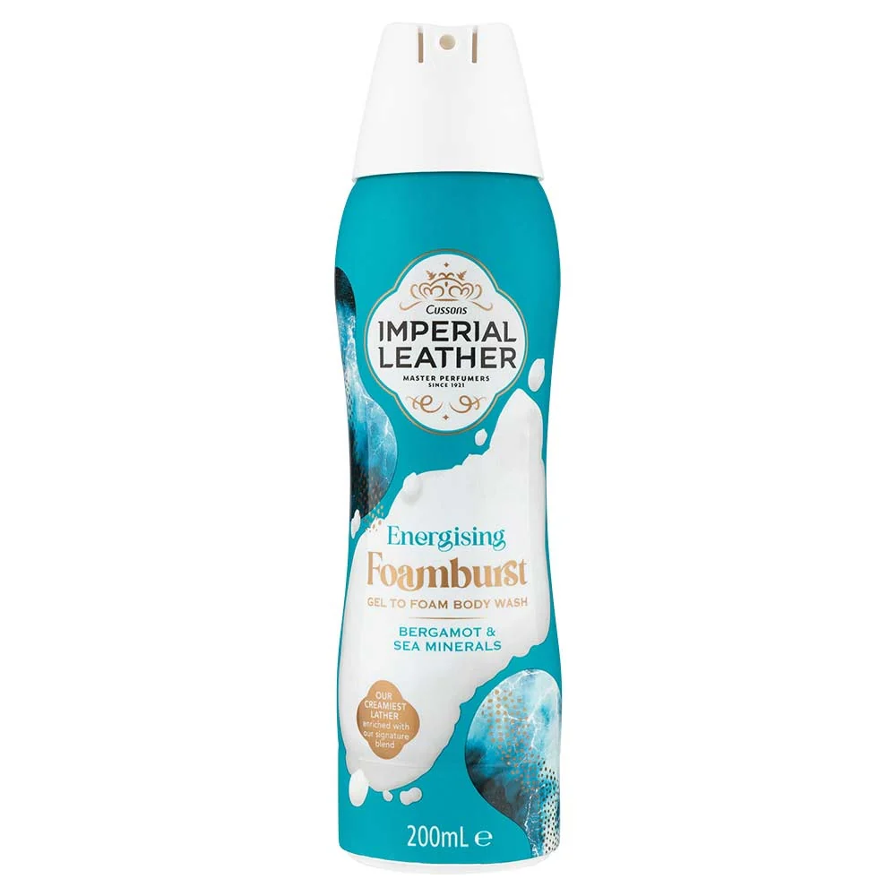 Imperial Leather Bergamot & Sea Minerals Foamburst Body Wash 200ml