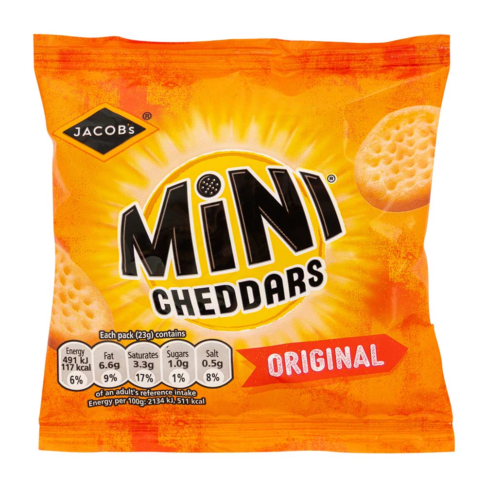 Jacob's Mini Cheddars Original 12 x 23g - Image 2