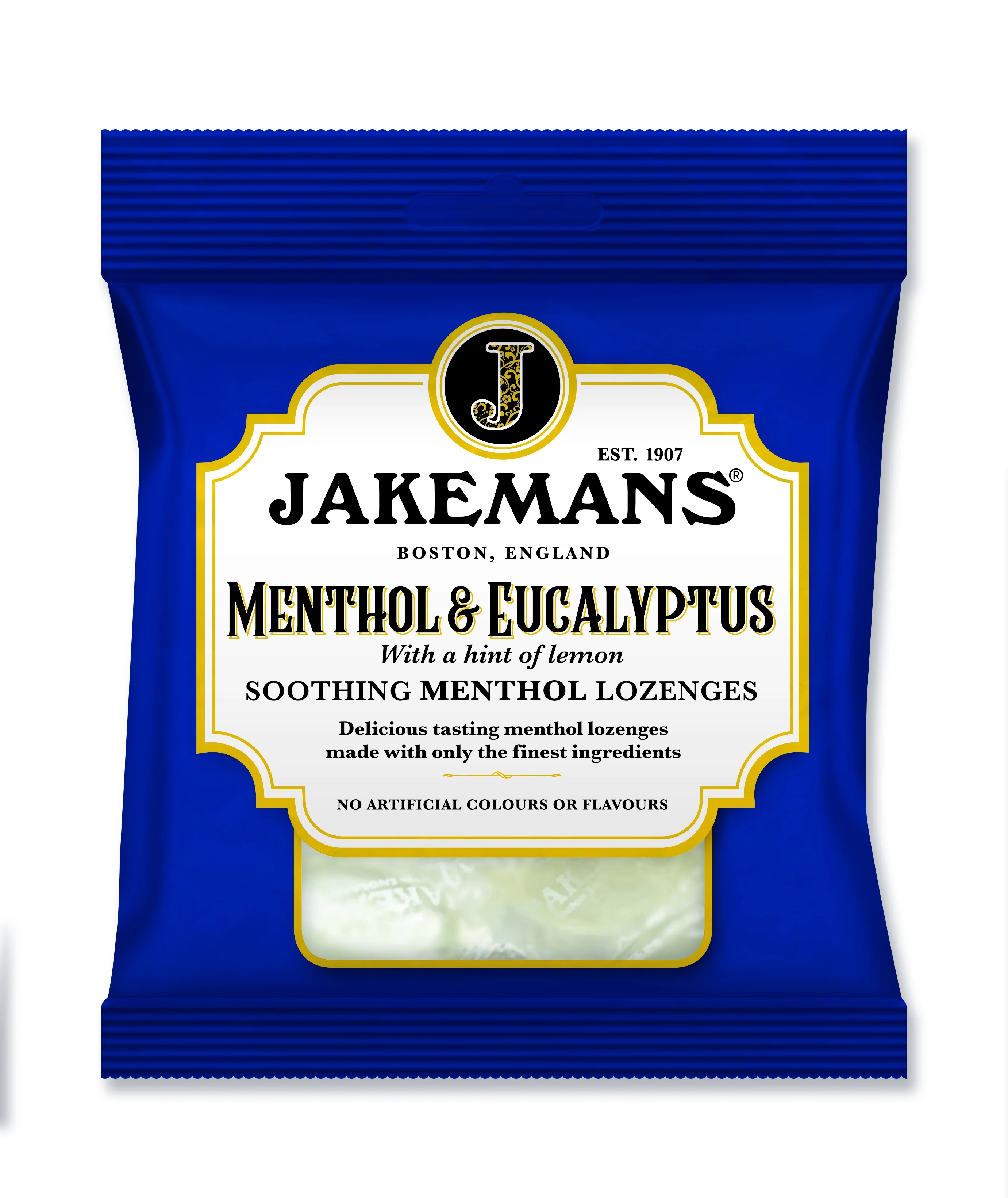 Jakemans Soothing Menthol Lozenges Menthol & Eucalyptus 73g