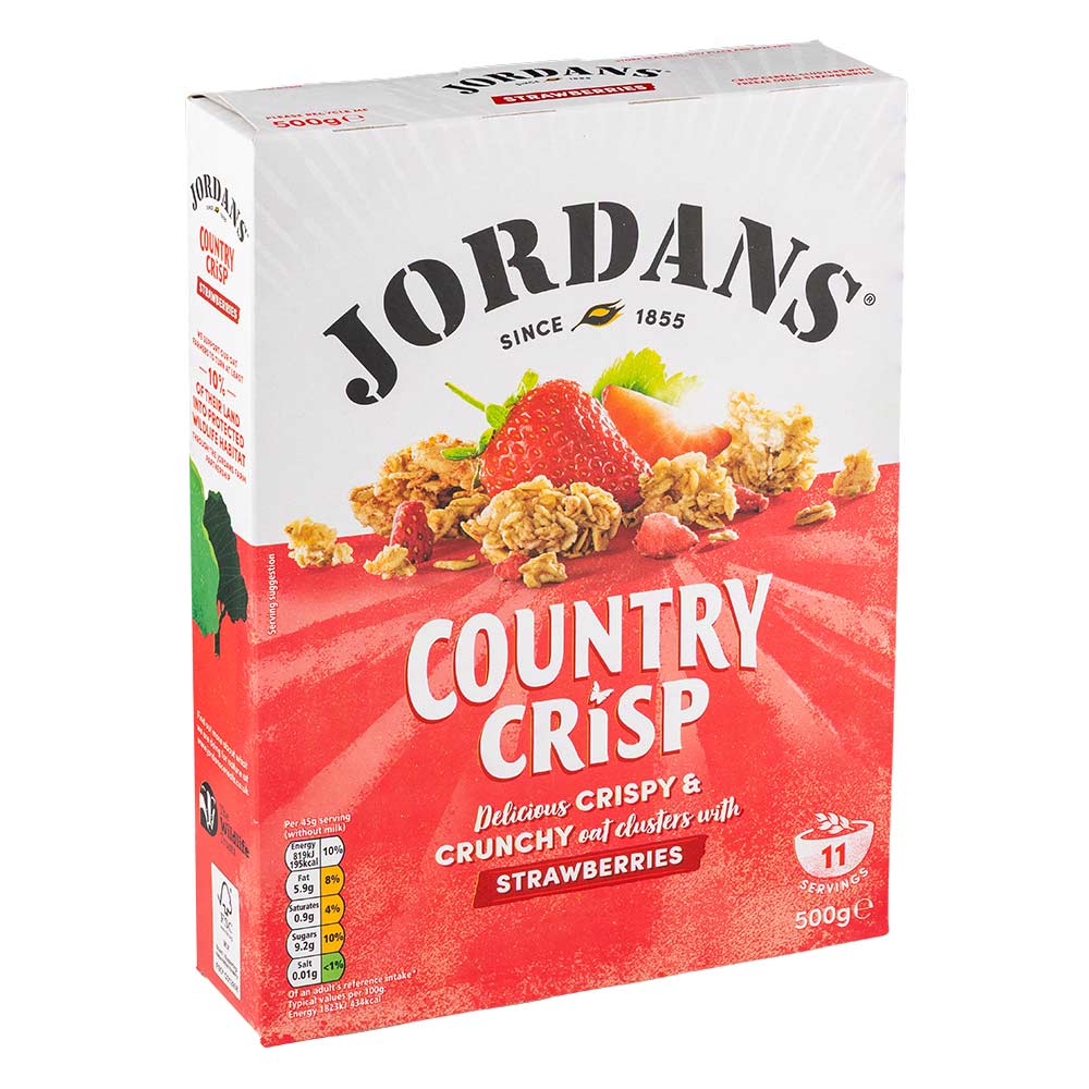 Jordans Country Crisp Strawberries Cereal 500g - Image 2