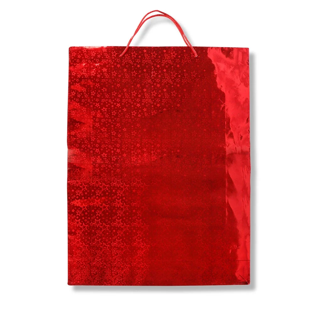 Jumbo Holographic Bag Red