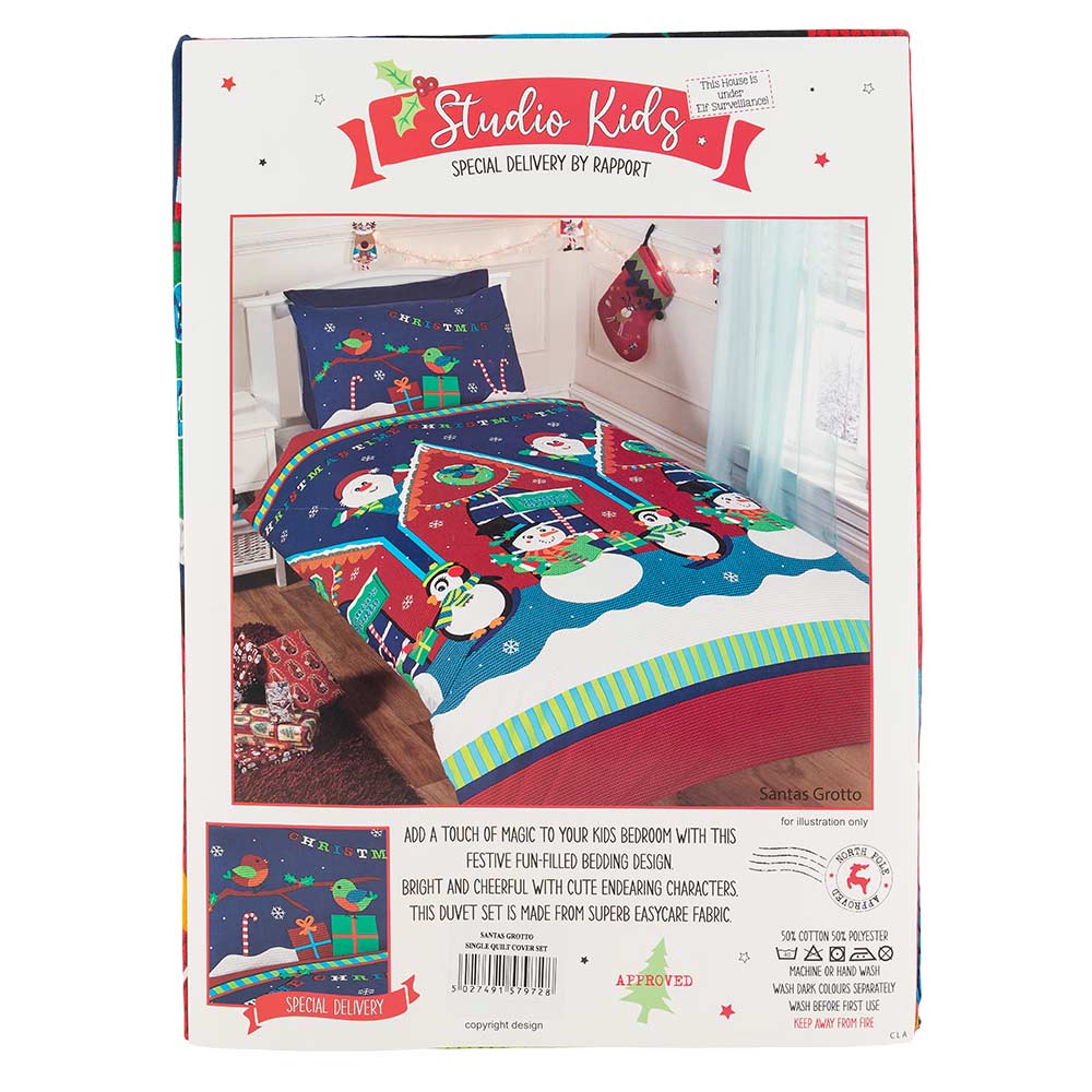 Kids Christmas Duvet Set Single including Pillowcase - Image 10