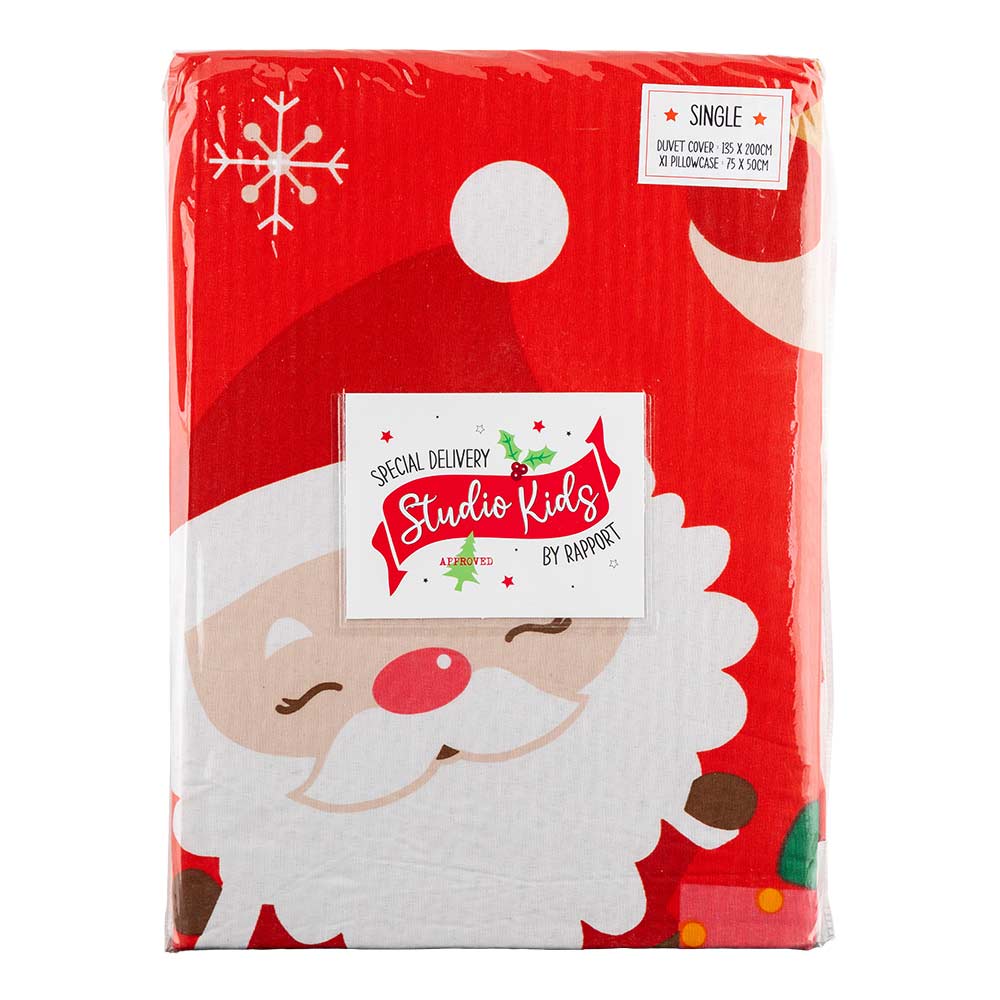 Kids Christmas Duvet Set Single including Pillowcase - Image 5
