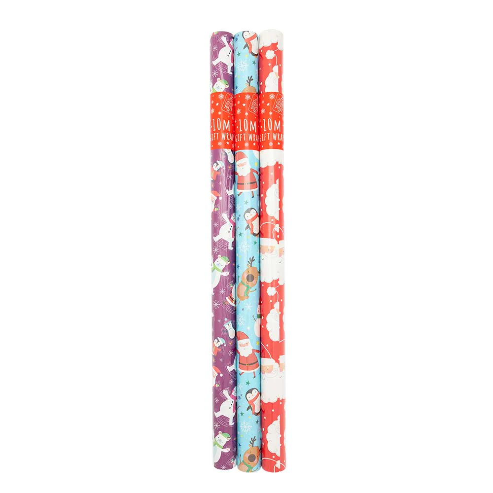 Kids Christmas Gift Wrap 10 Metres