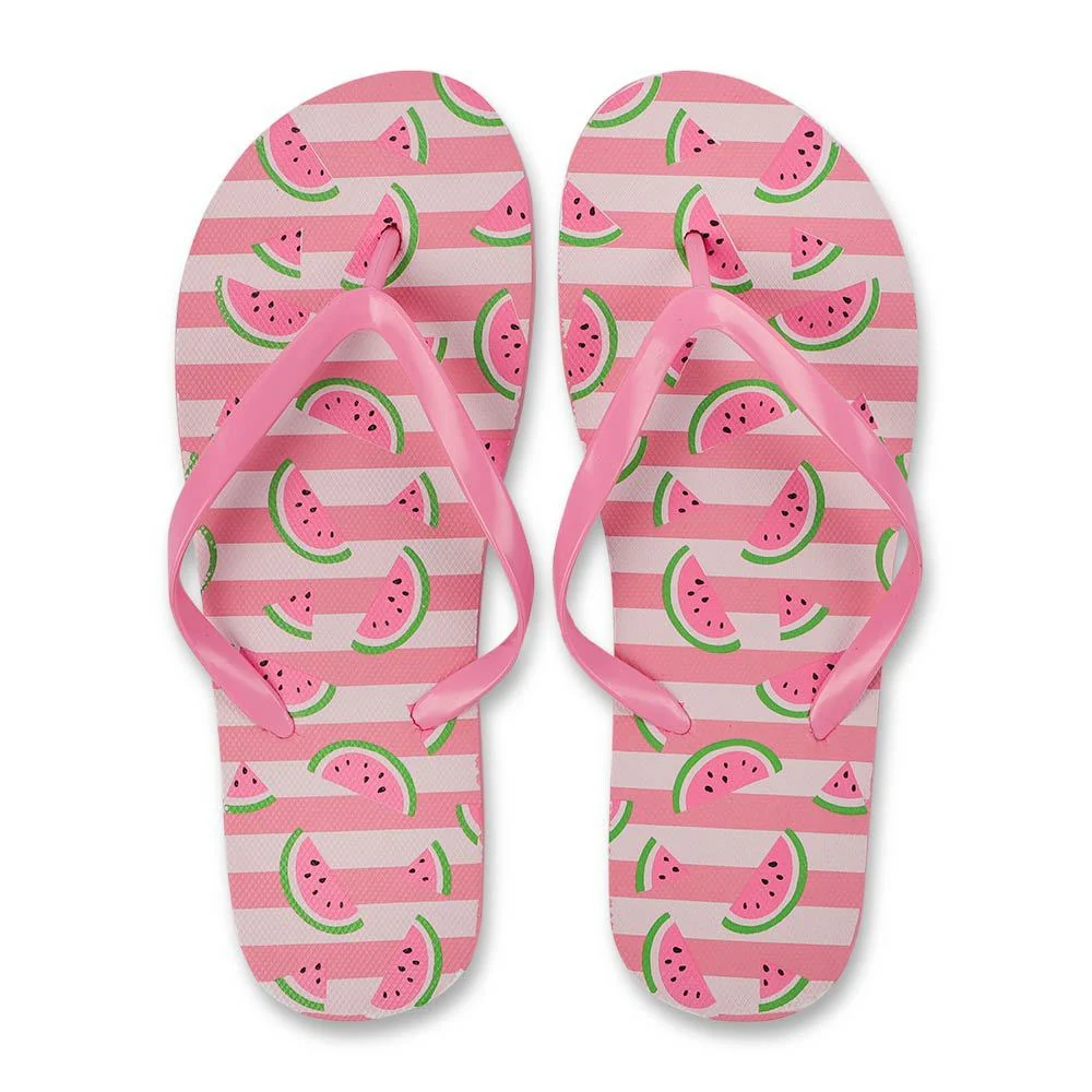 Ladies Flip Flops Watermelon