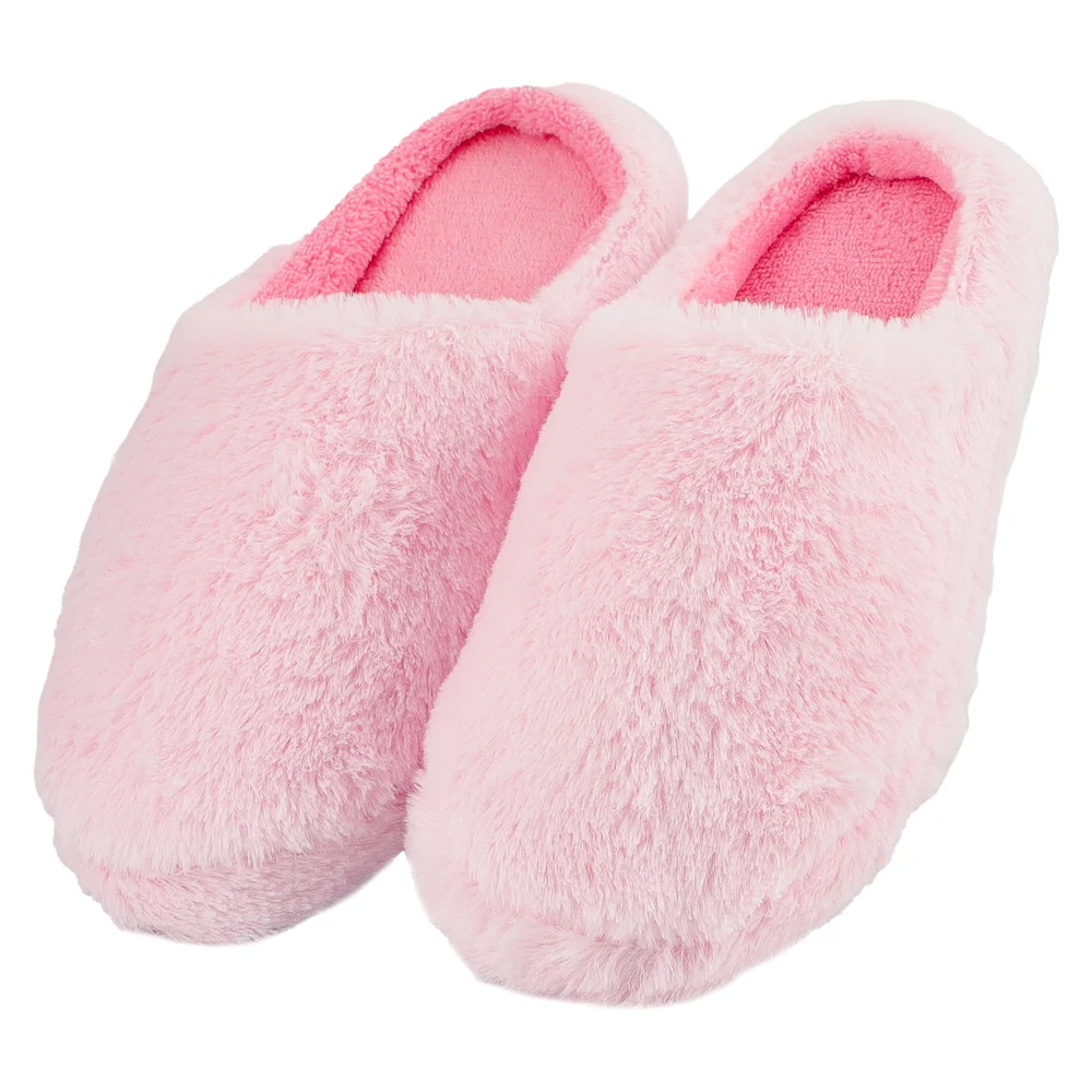 Women's Pink Luxury Memory Foam Slippers