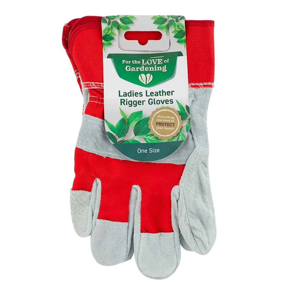 Red Ladies Rigger Gloves