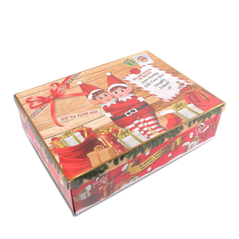 Large Elf Xmas Eve Box