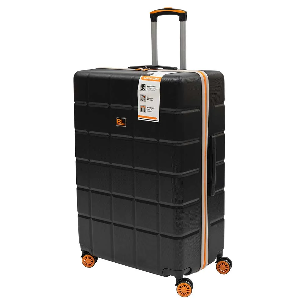Large Suitcase Hard Shell - Black 31 Inches