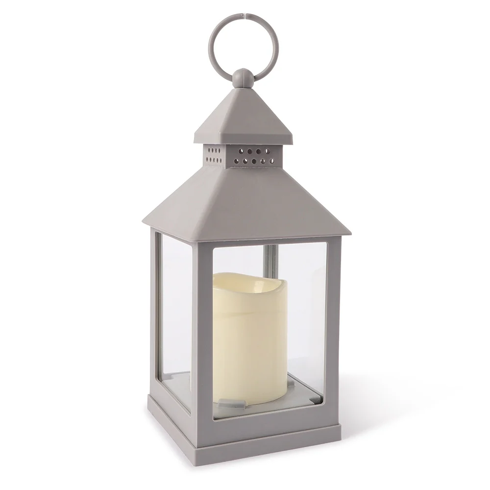 Led Lantern - Grey