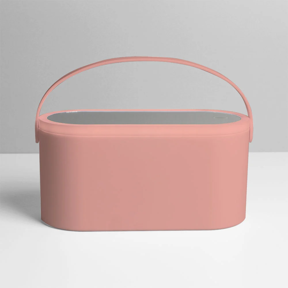 Led Make-Up Mirror Box - Pink