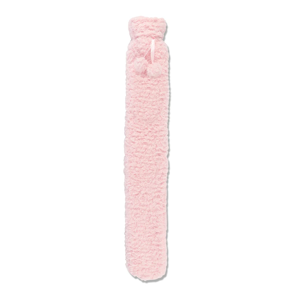 Long Full Body Hot Water Bottle - Pale Pink