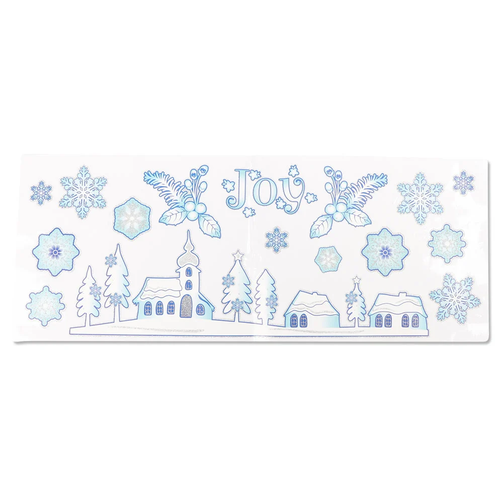 Long Glitter Church Stickers