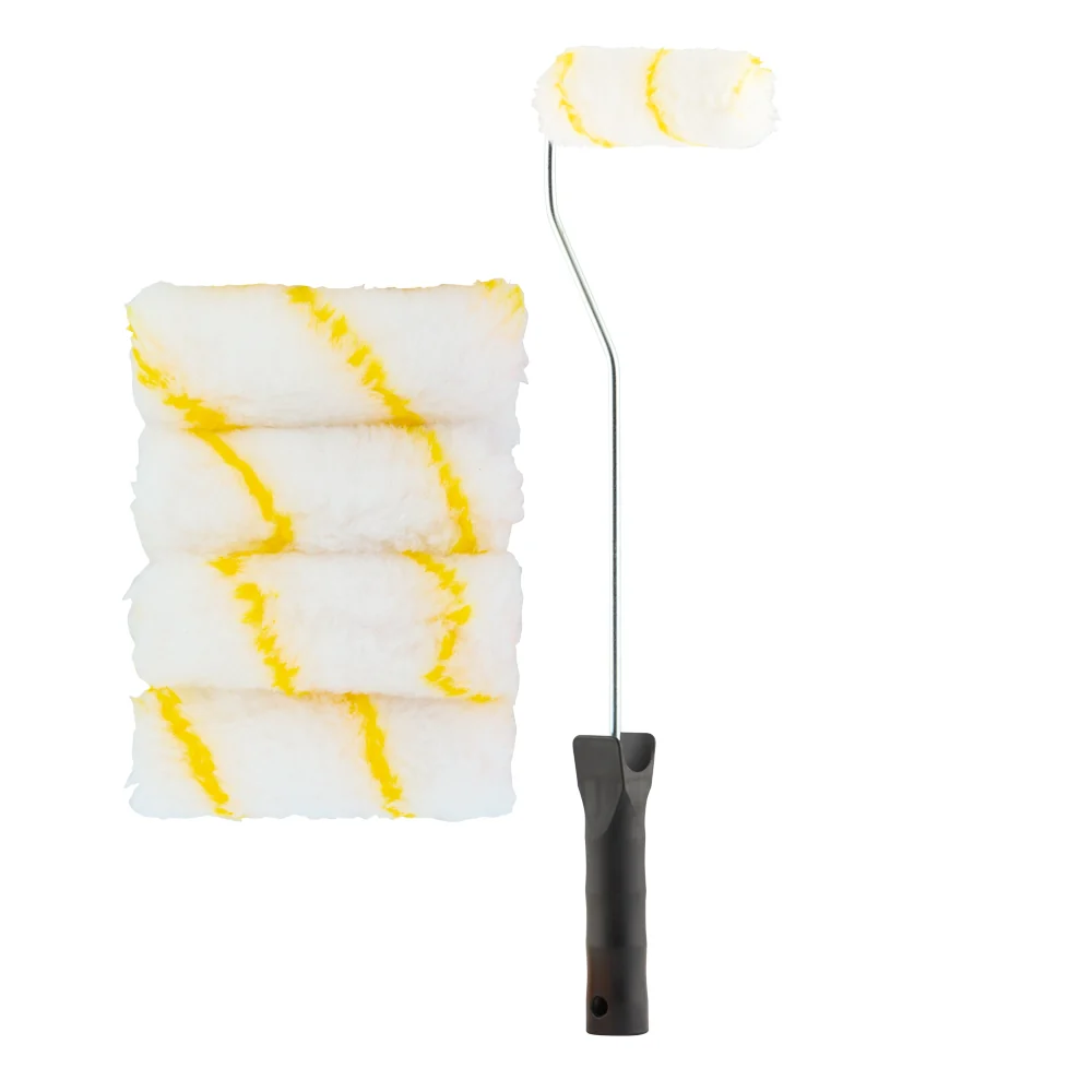Long Paint Roller Handle With 5 Rollers