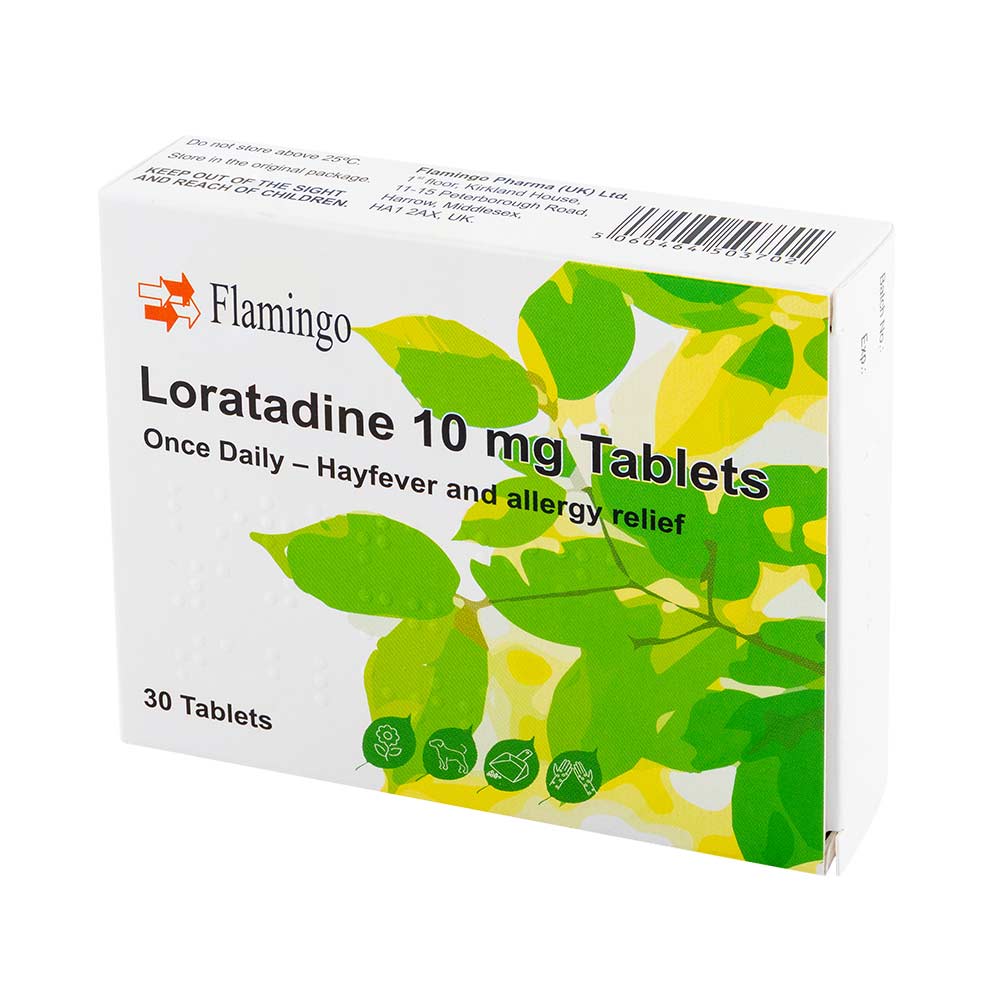 Loratadine 10mg Tablets for Hayfever & Allergy 30 Pack - Image 3