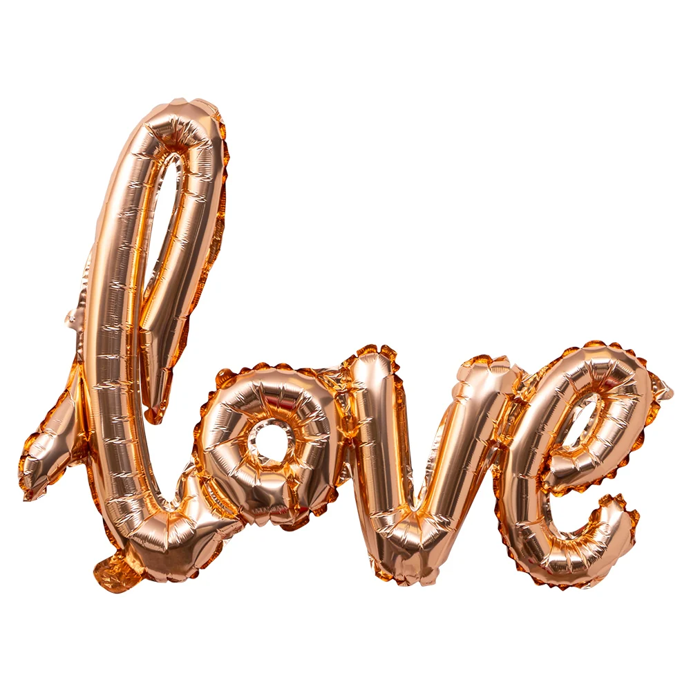 Love Balloon Bunting - Rose Gold