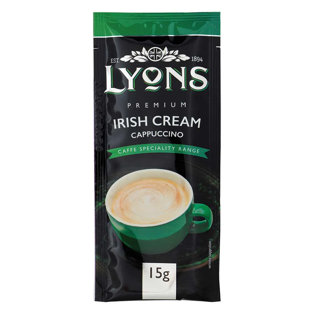 Lyons Premium Irish Cream Cappuccino Sachets 15g x 12 Pack - Image 4