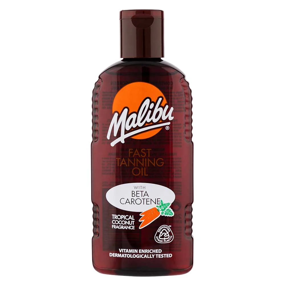 Malibu Fast Tanning Oil With Beta Carotene 200ml