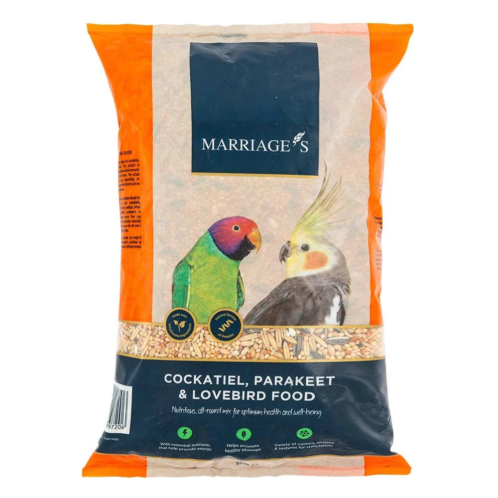 Marriage's Cockatiel, Parakeet & Lovebird Food 1 Kg
