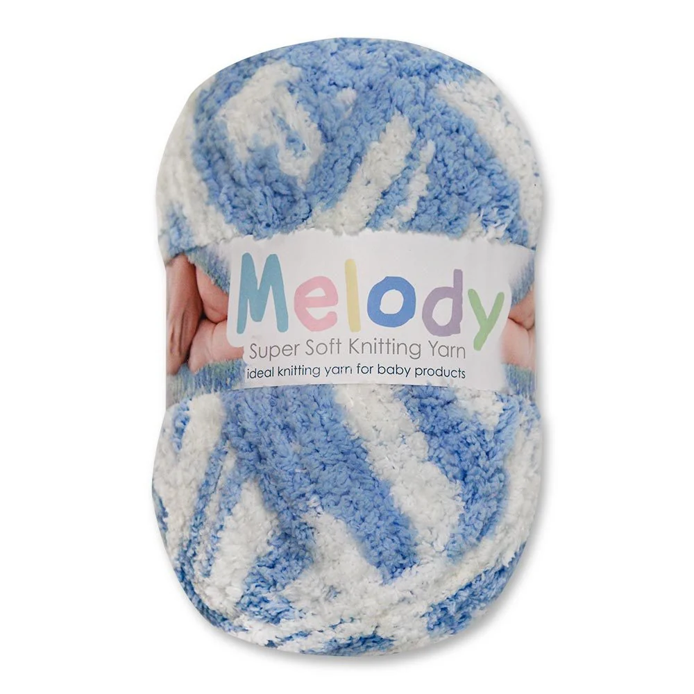 Melody Soft Yarn Blue 1X150G