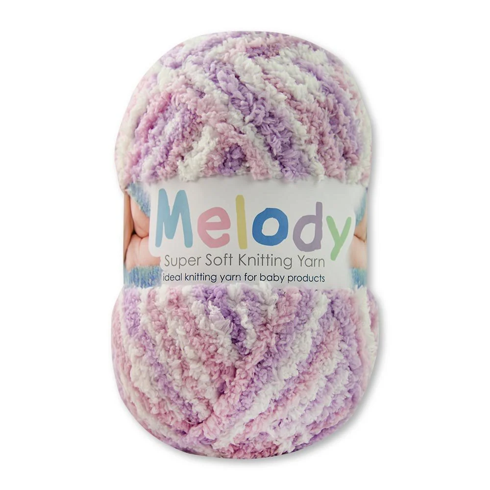 Melody Soft Yarn Purple 1X150G