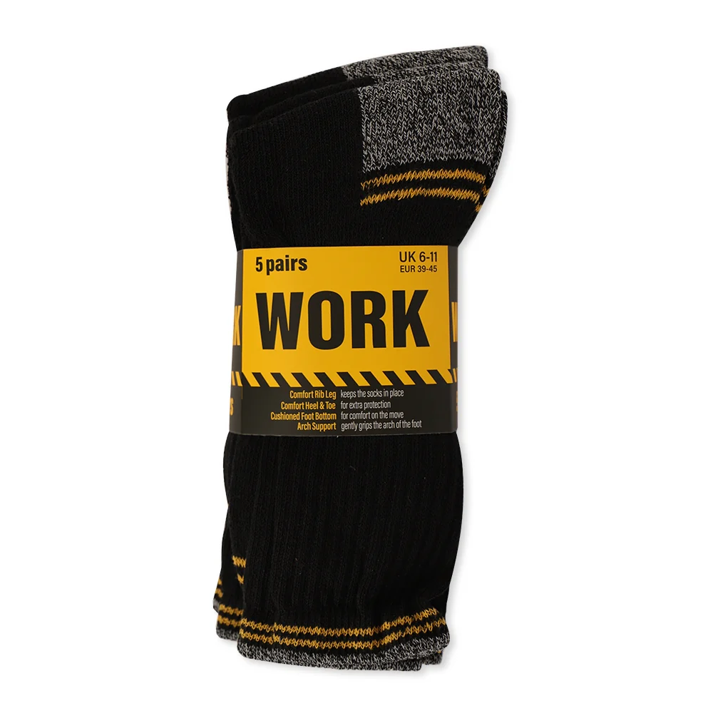 Men's Work Socks 5 Pairs