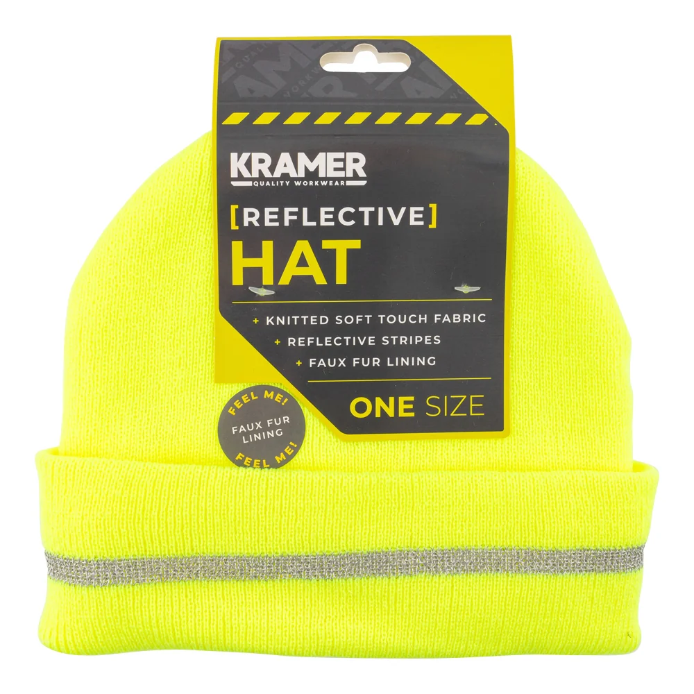 Men'S Reflective Hat - Yellow
