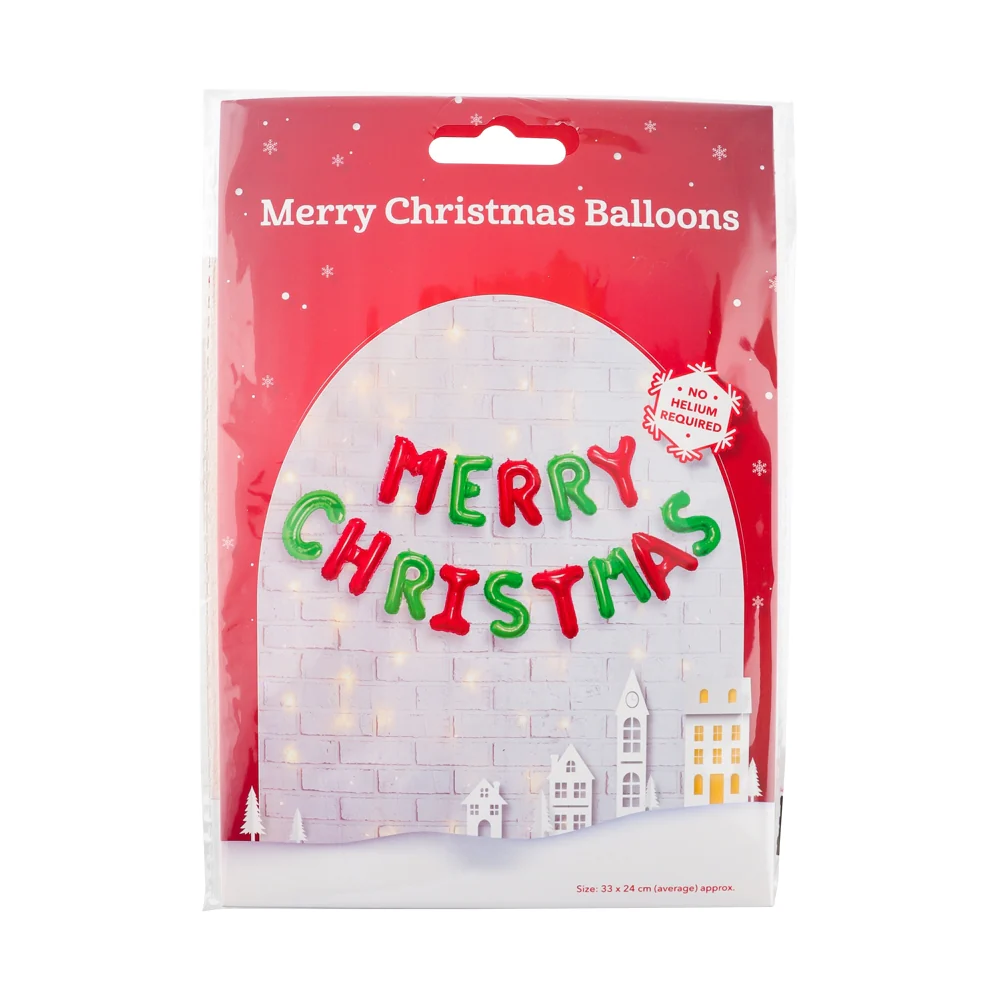 Merry Christmas Balloons