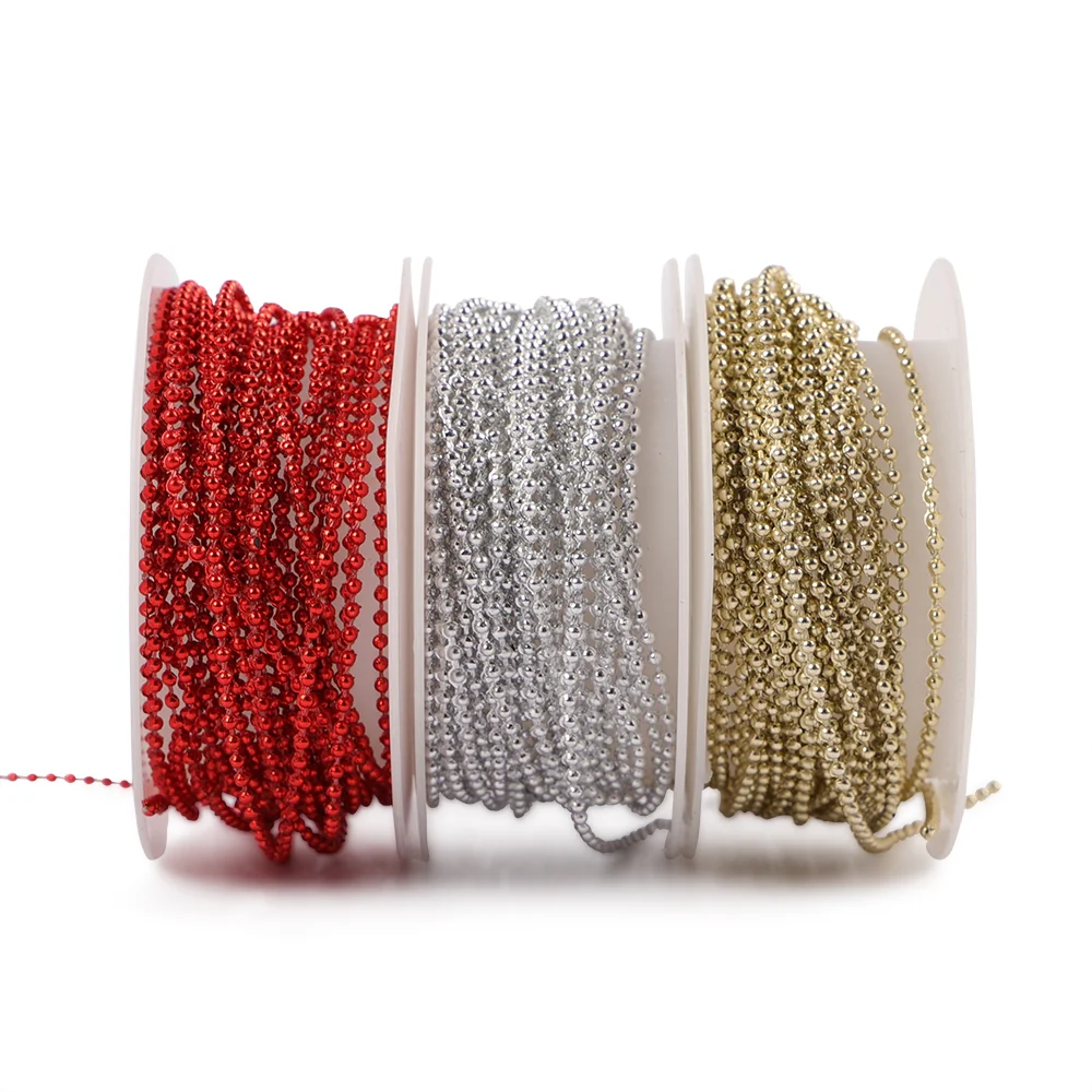 Metallic Beaded Cord 3Pk