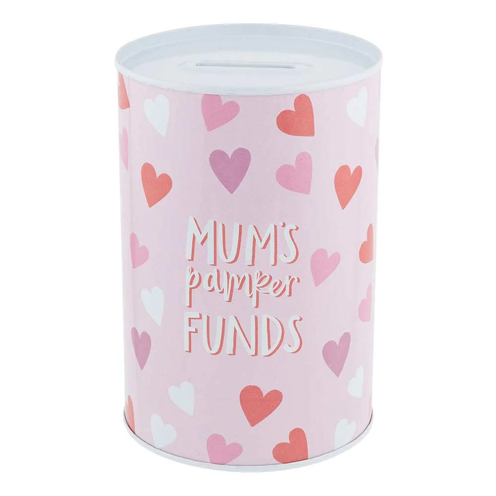 Mother's Day Money Tin With Hearts