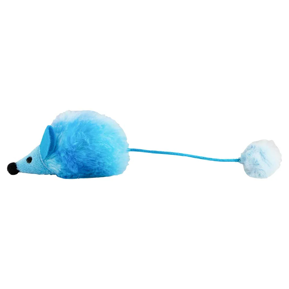 Mouse Cat Toy Blue & Pink - Image 2